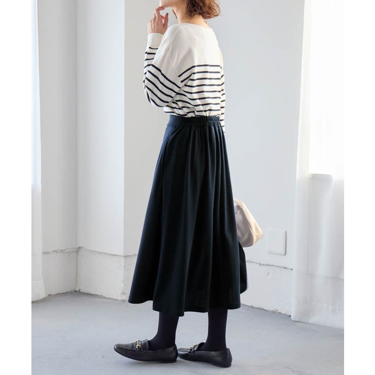 【選べる丈】なめらかポンチフレアミドルス | Viola e Viola | 詳細画像12 