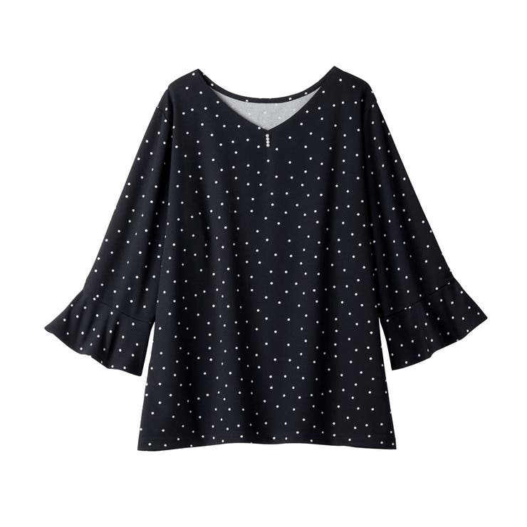 フレアースリーブ７分丈ブラウス | alotta | 詳細画像28 