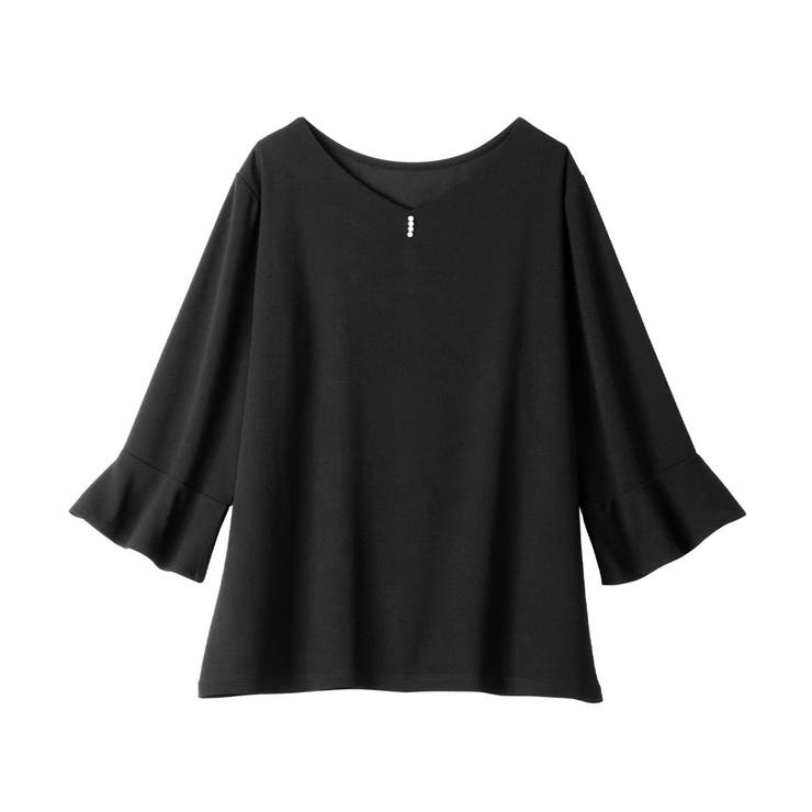 フレアースリーブ７分丈ブラウス | alotta | 詳細画像29 