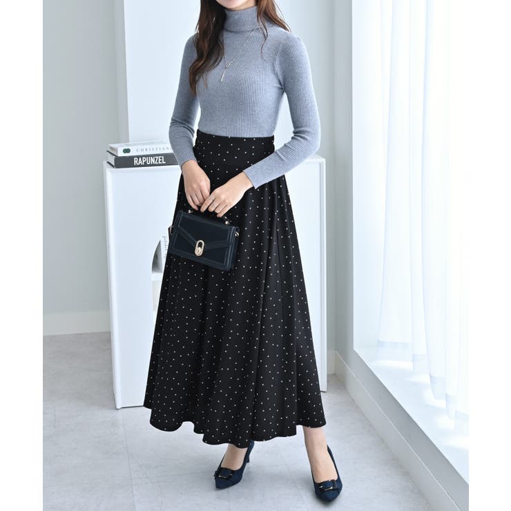 ハイウエストマキシ丈フレアスカート | alotta | 詳細画像19 