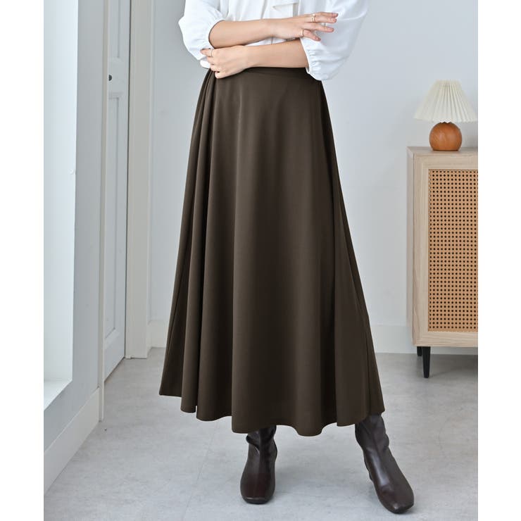 ハイウエストマキシ丈フレアスカート | alotta | 詳細画像8 