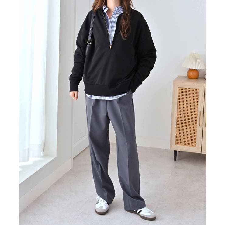 抜け感！ハーフジップ大人スウェット | Viola e Viola | 詳細画像15 