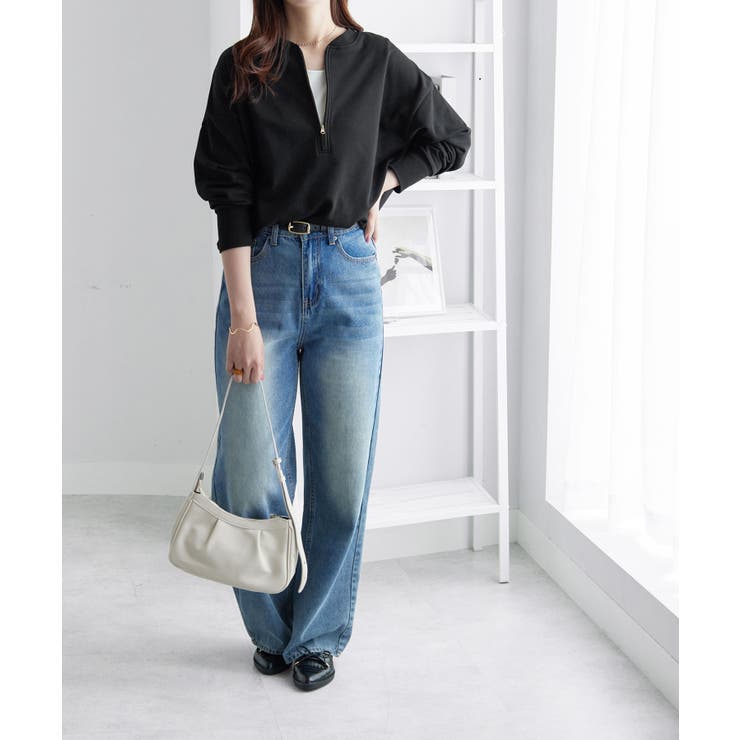 抜け感！ハーフジップ大人スウェット | Viola e Viola | 詳細画像19 