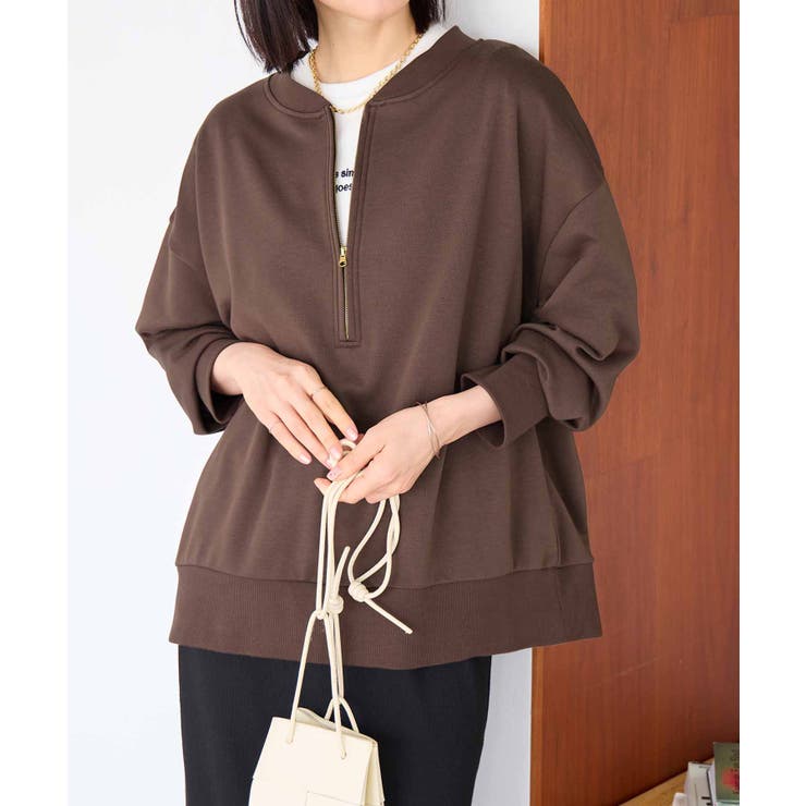 抜け感！ハーフジップ大人スウェット | Viola e Viola | 詳細画像20 