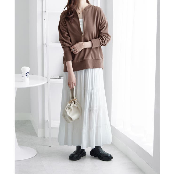 抜け感！ハーフジップ大人スウェット | Viola e Viola | 詳細画像30 