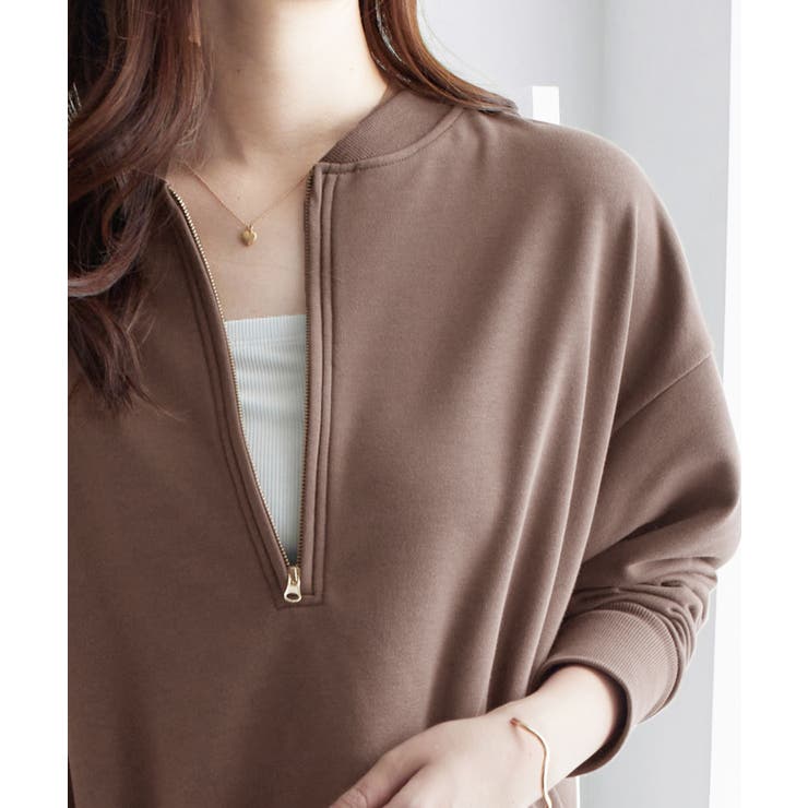 抜け感！ハーフジップ大人スウェット | Viola e Viola | 詳細画像31 