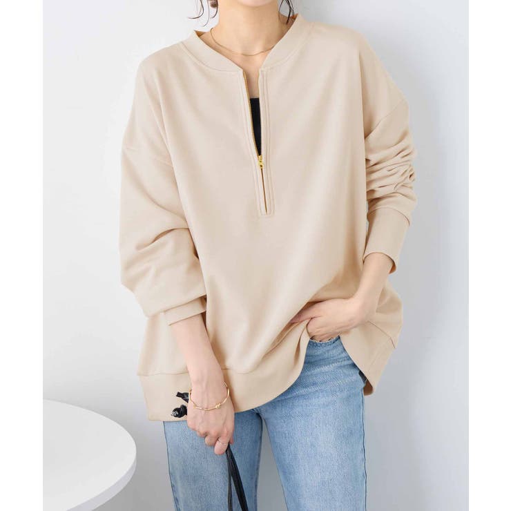 抜け感！ハーフジップ大人スウェット | Viola e Viola | 詳細画像40 