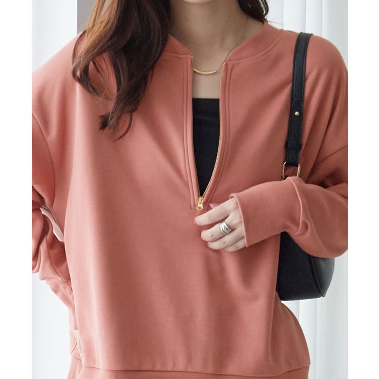 抜け感！ハーフジップ大人スウェット | Viola e Viola | 詳細画像44 