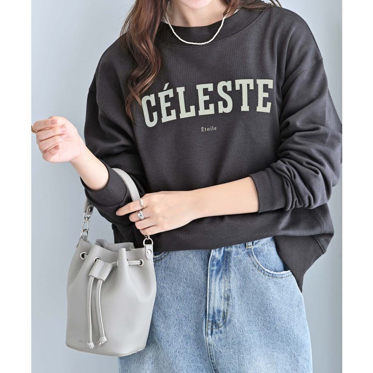 チャコール | ロゴスウェット | Viola e Viola