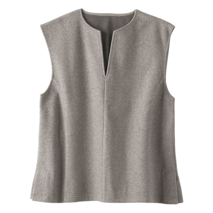 圧縮ニットキーネックベスト        | alotta | 詳細画像17 