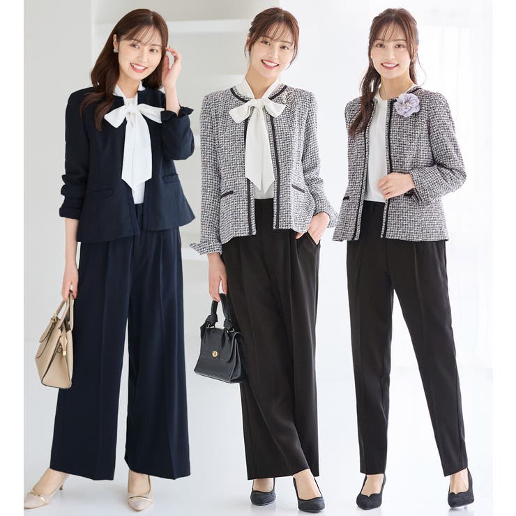 【選べるボトムス】洗える！３点セットスーツ | alotta | 詳細画像1 