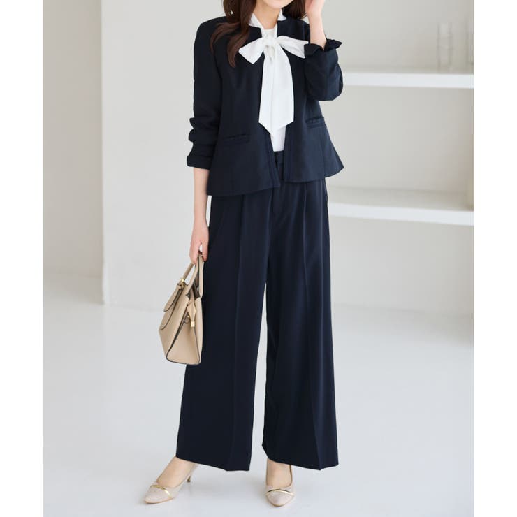 【選べるボトムス】洗える！３点セットスーツ | alotta | 詳細画像5 