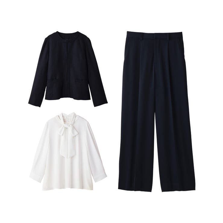 【選べるボトムス】洗える！３点セットスーツ | alotta | 詳細画像4 