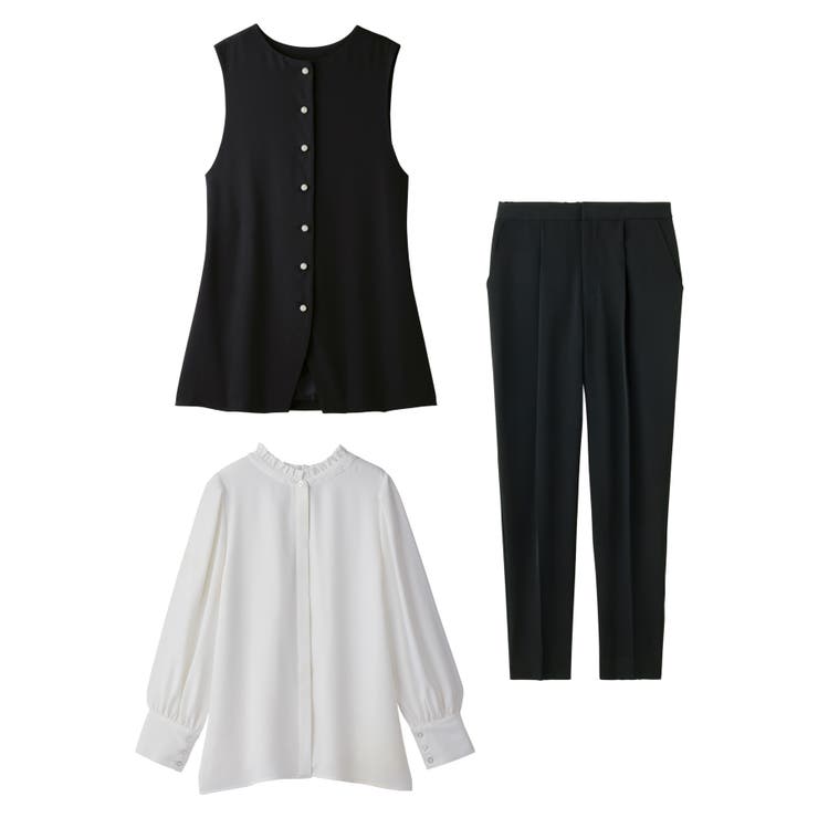 【３点セット】洗える！ジレセットアップ  | alotta | 詳細画像9 