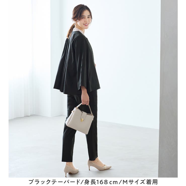 【選べるボトムス】２点セット洗える！テントラインジャケットスーツ | Viola e Viola | 詳細画像19 