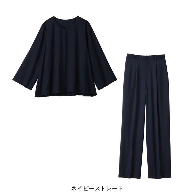 【選べるボトムス】２点セット洗える！テントラインジャケットスーツ | Viola e Viola | 詳細画像21 