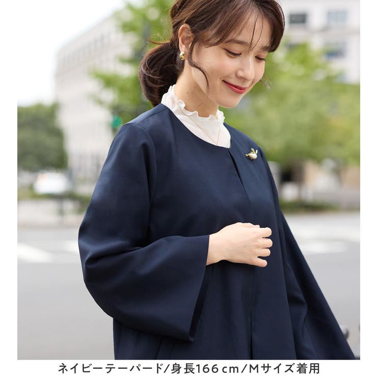 【選べるボトムス】２点セット洗える！テントラインジャケットスーツ | Viola e Viola | 詳細画像36 