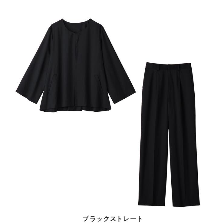 【選べるボトムス】２点セット洗える！テントラインジャケットスーツ | Viola e Viola | 詳細画像7 