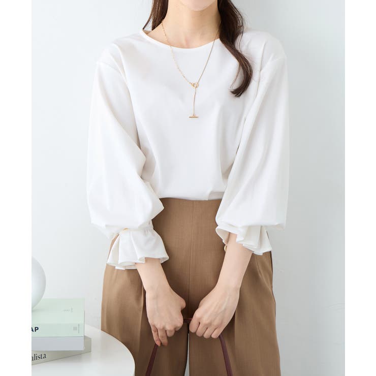 袖タックデザインプルオーバー       | alotta | 詳細画像12 