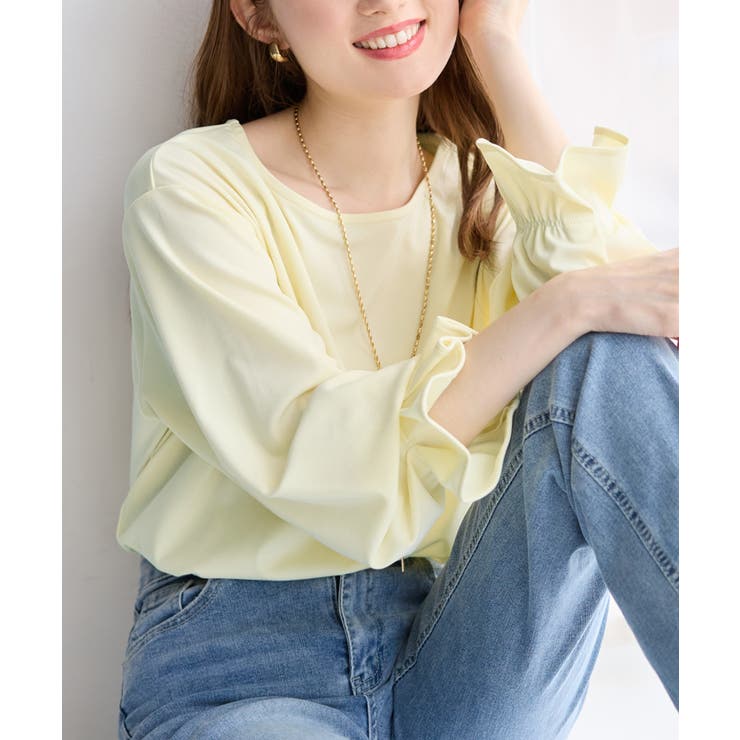 袖タックデザインプルオーバー       | alotta | 詳細画像2 