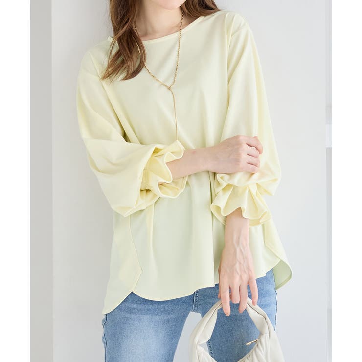 袖タックデザインプルオーバー       | alotta | 詳細画像6 