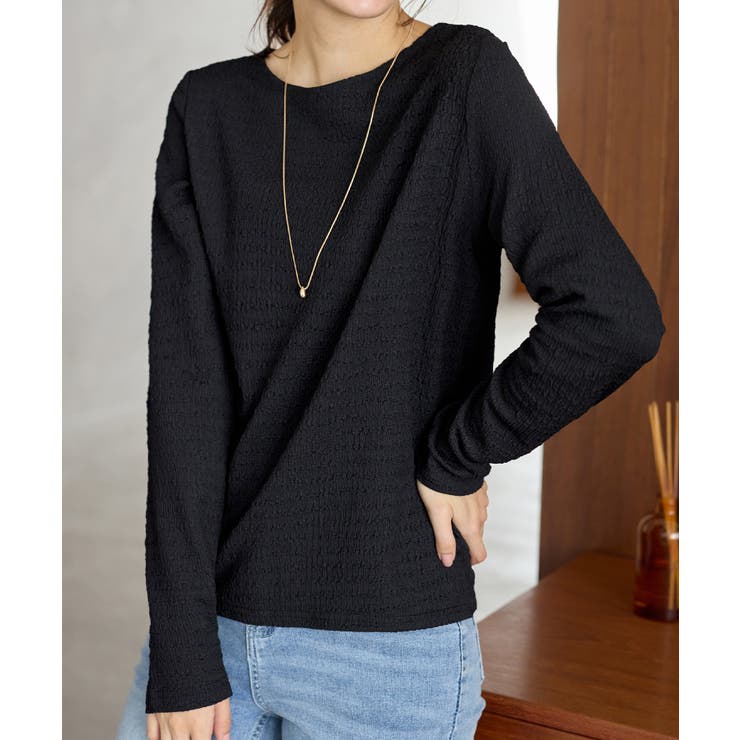 立体ジャカードシンプルロンＴ       | Viola e Viola | 詳細画像12 