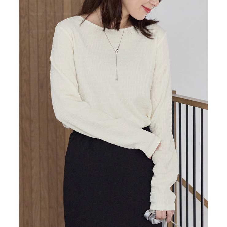 立体ジャカードシンプルロンＴ       | Viola e Viola | 詳細画像16 