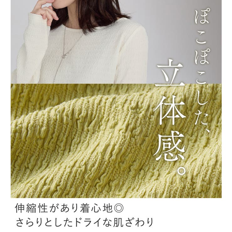 立体ジャカードシンプルロンＴ       | Viola e Viola | 詳細画像23 