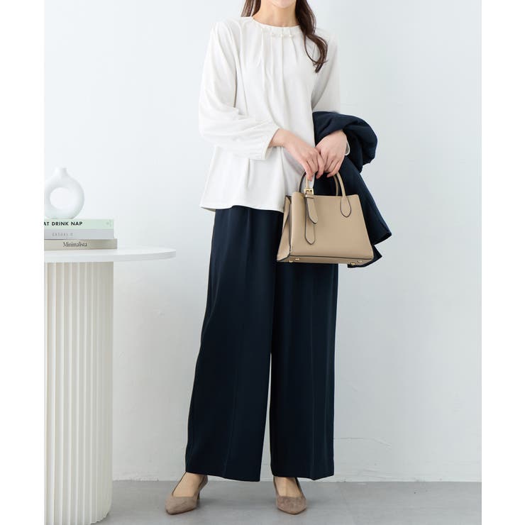 ネックパールデザインブラウス       | alotta | 詳細画像3 