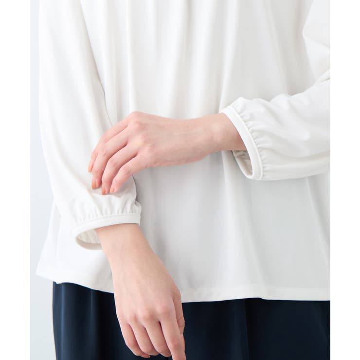 ネックパールデザインブラウス       | alotta | 詳細画像5 