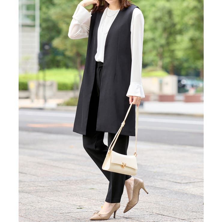 【洗える】ロングベストセットアップ    | Viola e Viola | 詳細画像5 