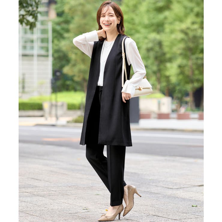 【洗える】ロングベストセットアップ    | Viola e Viola | 詳細画像10 