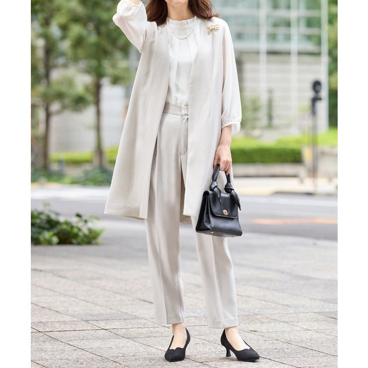 【洗える】ロングベストセットアップ    | Viola e Viola | 詳細画像14 