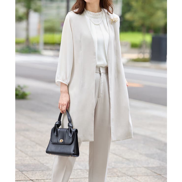 【洗える】ロングベストセットアップ    | Viola e Viola | 詳細画像15 