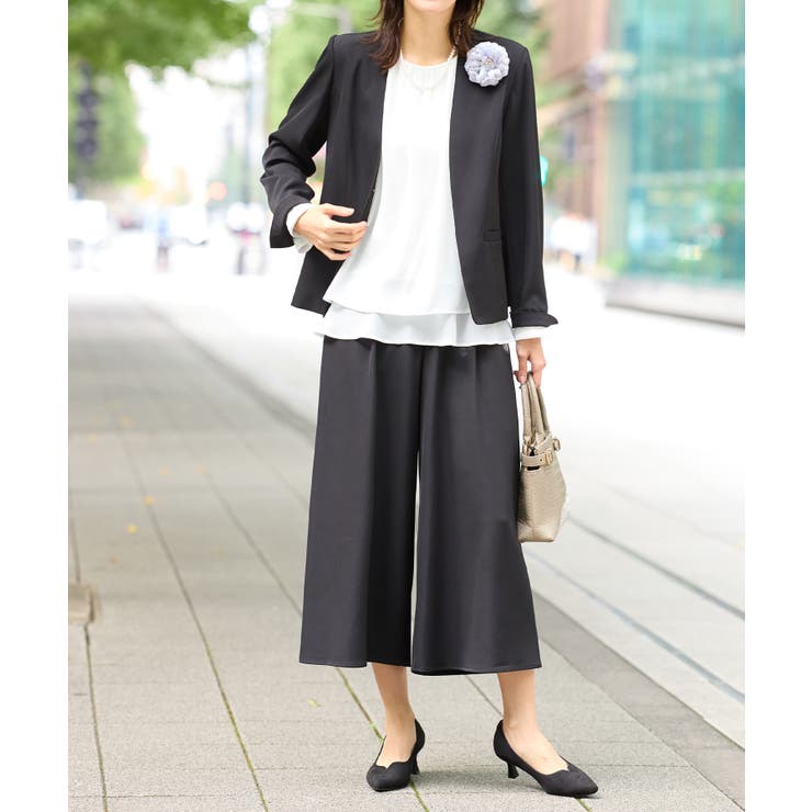 裾フレア裏地付きシフォンブラウス     | Viola e Viola | 詳細画像14 