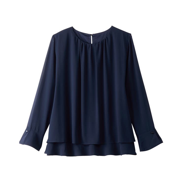 裾フレア裏地付きシフォンブラウス     | Viola e Viola | 詳細画像24 