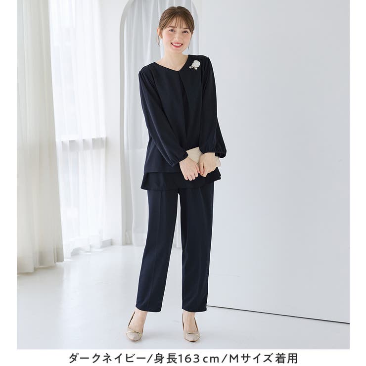 【２点セット】シフォンレイヤードデザインセットアップ | alotta | 詳細画像8 