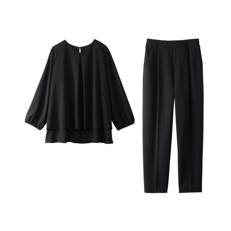 【２点セット】シフォンレイヤードデザインセットアップ | alotta | 詳細画像18 