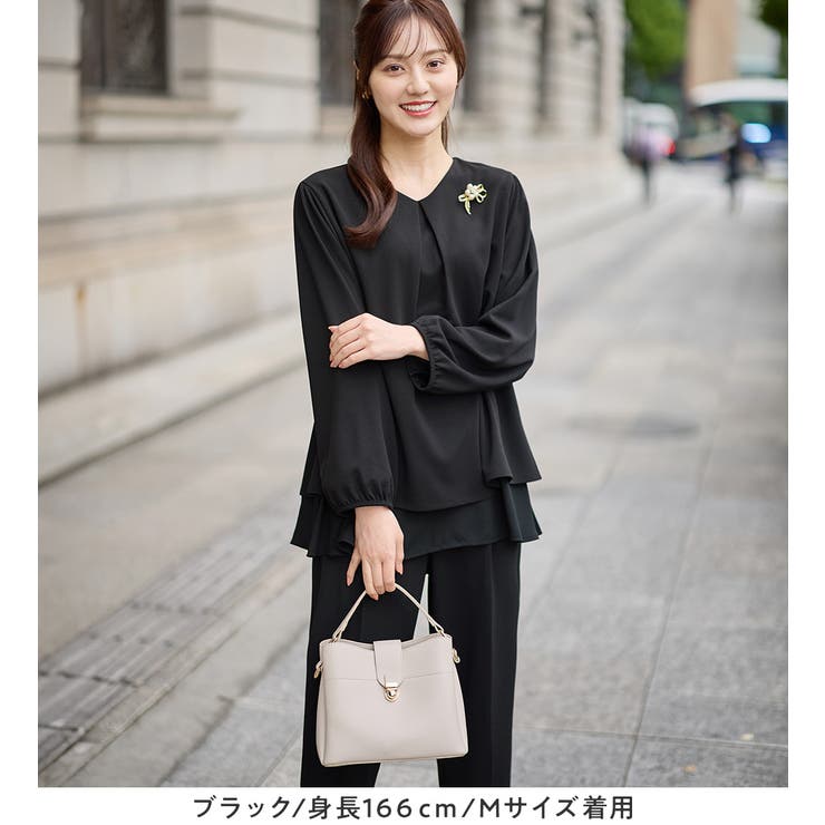 【２点セット】シフォンレイヤードデザインセットアップ | alotta | 詳細画像19 