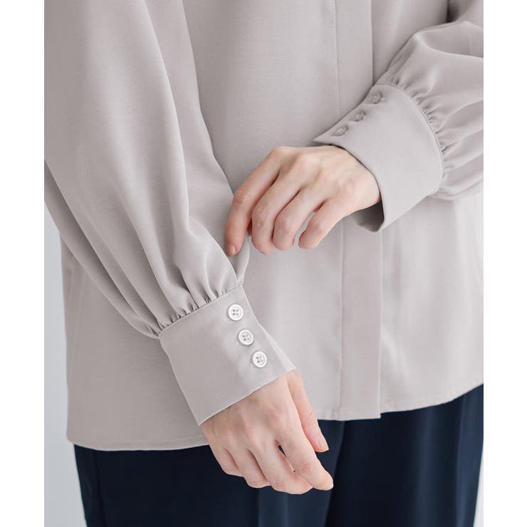 前後２ＷＡＹフリル衿ブラウス       | alotta | 詳細画像10 