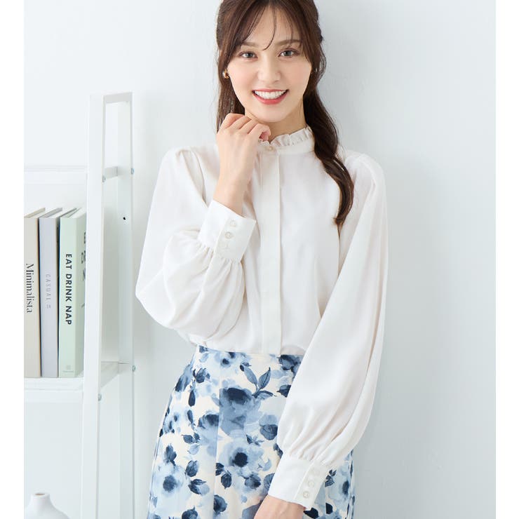 前後２ＷＡＹフリル衿ブラウス       | alotta | 詳細画像13 