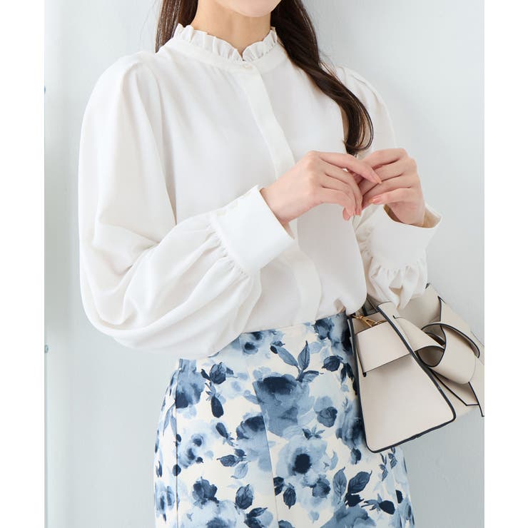 前後２ＷＡＹフリル衿ブラウス       | alotta | 詳細画像17 