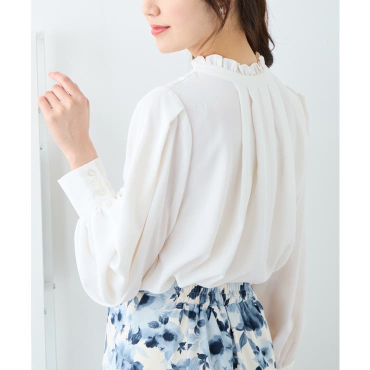 前後２ＷＡＹフリル衿ブラウス       | alotta | 詳細画像18 