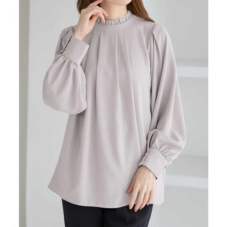 前後２ＷＡＹフリル衿ブラウス       | alotta | 詳細画像6 