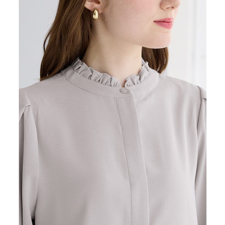 前後２ＷＡＹフリル衿ブラウス       | alotta | 詳細画像7 