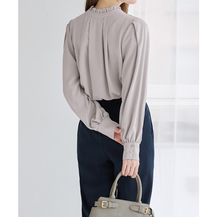 前後２ＷＡＹフリル衿ブラウス       | alotta | 詳細画像9 