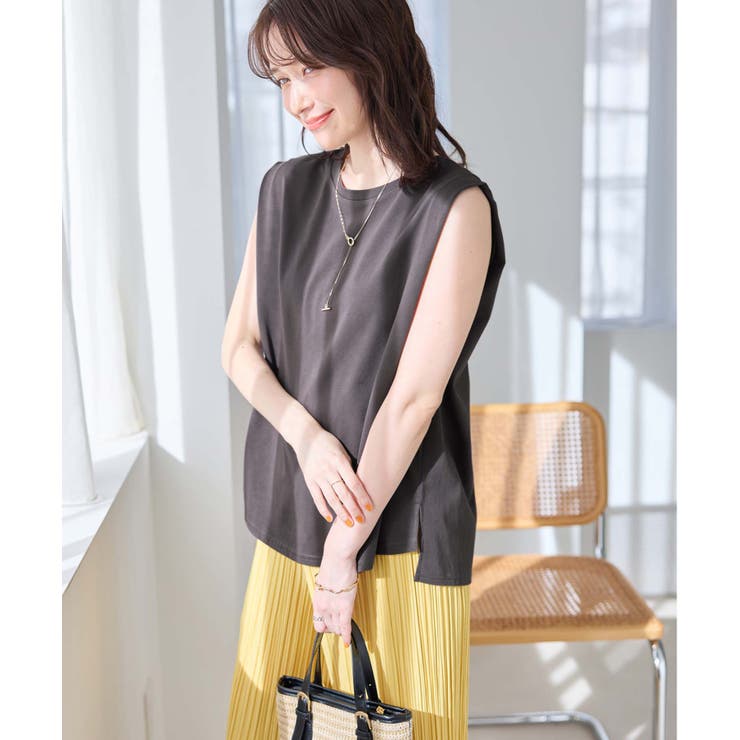 脇を見せたくない人のためのノースリーブト | Viola e Viola | 詳細画像5 