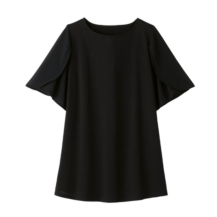 異素材切替チューリップ袖チュニック | alotta | 詳細画像27 