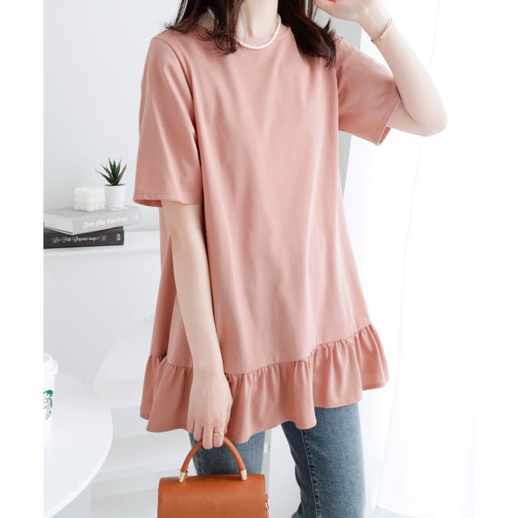 裾フリルＴシャツチュニック | alotta | 詳細画像18 