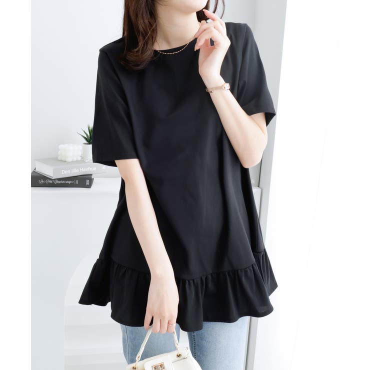 裾フリルＴシャツチュニック | alotta | 詳細画像23 